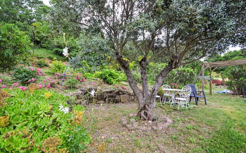 Douce Campagne: Garten, Gartenmöbel, Resort, Schatten, Freizeit, Rasen, Eco Hotel, Landscaping, Zelt, Park