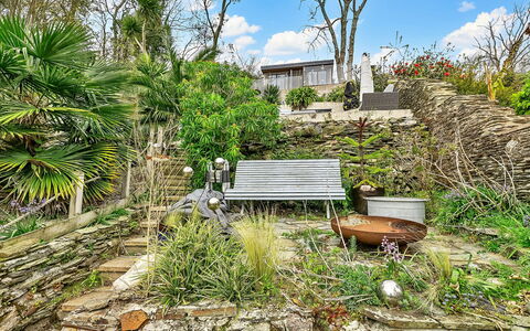 Garden Cottage in Fowey: Wohnung, Gebirge, Senke, Alpen, Hotel, Bergdorf