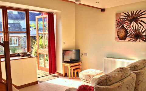 Little Dunley - Fig Cottage: Wohnung, Balkon, Schatten, Yachthafen, Hotel, Dock