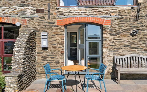 Salcombe 605: Wohnung, Balkon, Schatten, Yachthafen, Hotel, Dock