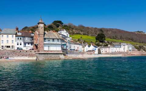 Calm Cottage, Kingsand: Wohnung, Balkon, Schatten, Yachthafen, Hotel, Dock