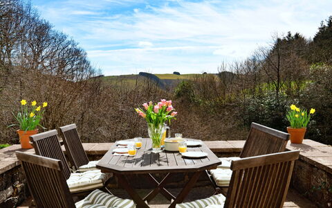 Cwmfron House: Wohnung, Balkon, Schatten, Yachthafen, Hotel, Dock