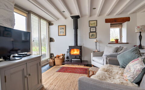 The Coach House at Tyddyn-Y-Felin: Wohnung, Balkon, Schatten, Yachthafen, Hotel, Dock