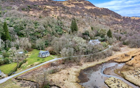 Lochead Cottage: Wohnung, Balkon, Schatten, Yachthafen, Hotel, Dock