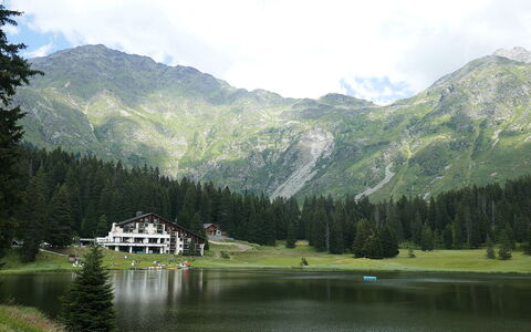 Larice: Gewässer, Bergforms, Berg, Natürliche Landschaft, Hochland, Landschaft, Bank, Gebirge, Wasserlauf, See