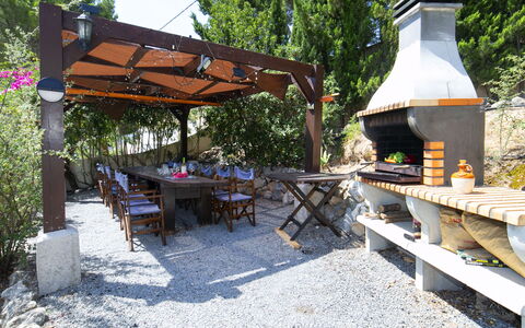 Gekko: Holz, Möbel, Tabelle, Gartenmöbel, Tisch Im Freien, Schatten, Outdoor Struktur, Stuhl, Garten, Flagstone