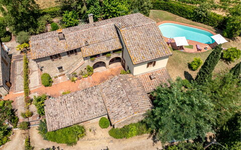 Casa La Cedrina, Pool, Lornano: Haus, Die Architektur, Zuhause, Bauernhaus, Estate, Hütte, Hazienda, Villa, Garten, Villa