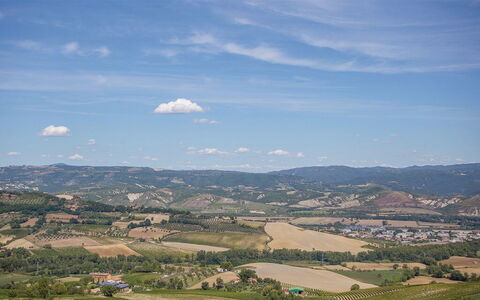 Casa Salvia, Ac, Wifi, Narni: Himmel, Daytime, Bergforms, Natur, Natürlichen Umgebung, Hügel, Horizont, Berg, Natürliche Landschaft, Wiese