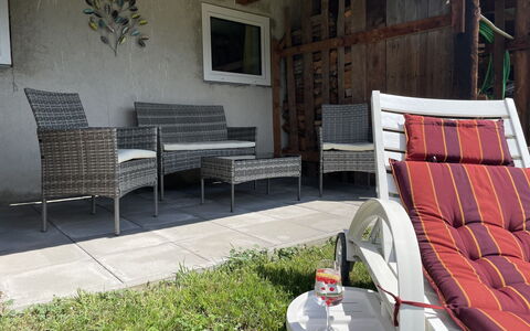Panoramaperle: Möbel, Gartenmöbel, Stuhl, Tabelle, Tisch Im Freien, Kaffetisch, Garten, Hinterhof, Schatten, Terrasse