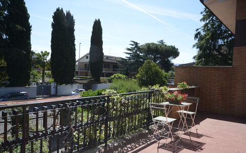 Casa Silvia: Wohngebiet, Urban Design, Wohnung, Balkon, Garten, Zaun, Hazienda, Zimmerpflanze