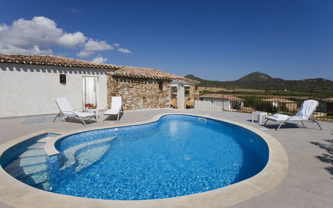 Villa Asparago: Blau, Schwimmbad, Urlaub, Villa, Gartenmöbel