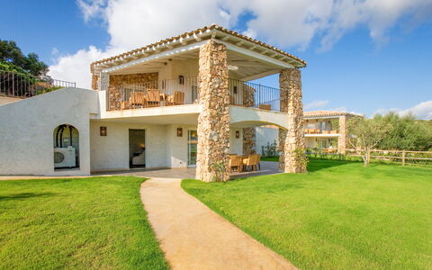 Villa Fico D'India: Die Architektur, Estate, Bauernhaus, Hazienda, Garten, Villa, Villa, Landscaping, Rasen, Schatten