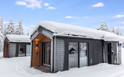Visit Pyhä Cabins D: Schnee, Winter, Hütte, Haus, Zuhause, Dach, Einfrieren, Abstellgleis, Steigung, Blockhaus