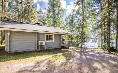 Riihiranta: Hütte, Wald, Lärche, Abstellgleis, Blockhaus, Gartenbauten, Pine Familie