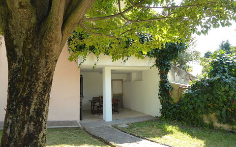 Villa Rosa Apartment: Garten, Schatten, Hinterhof, Rasen, Garten, Landscaping, Hof, Daylighting, Hazienda