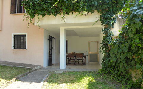 Villa Rosa Apartment: Schatten, Hinterhof, Garten, Gartenmöbel, Hof, Hazienda, Balkon