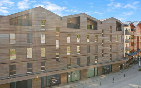 Central Parc 2: Wohnung, Urban Design, Verbundwerkstoff, Eigentumswohnung, Mischnutzung, Abstellgleis, Balkon, Holz, Daylighting