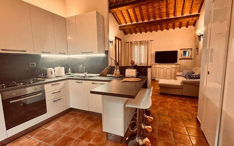 Casa Castelli: Möbel, Interior Design, Flooring, Countertop, Holz, Küche, Fussboden, Decke, Cabinetry, Küchengerät