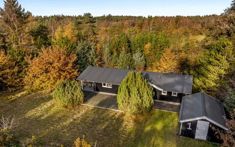 Peder - 4Km from the Sea: Hütte, Hinterhof, Garten, Gartenbauten, Schuppen, Abstellgleis, Gartenmöbel, Blockhaus, Outdoor Struktur, Hütte
