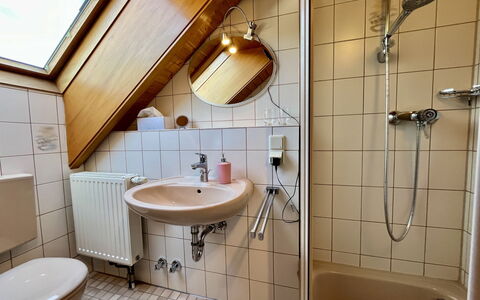 Bienek: Interior Design, Installation, Armatur, Zapfhahn, Holzbeize, Hartholz, Badezimmer, Vorhang, Sinken, Zimmerpflanze