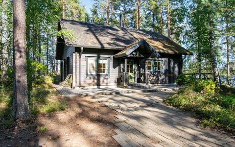 Susiranta: Baum, Holz, Hütte, Haus, Zuhause, Wald, Abstellgleis, Blockhaus, Gartenbauten