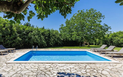 Elli: Blau, Schwimmbad, Resort, Schatten, Gartenmöbel, Garten, Eco Hotel, Landscaping, Hinterhof, Villa