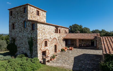 Il Gabbro, Luxury Experience: Wand, Gebäude, Die Architektur, Fassade, Haus, Landschaft, Ländliches Gebiet, Steinwand, Estate, Tür