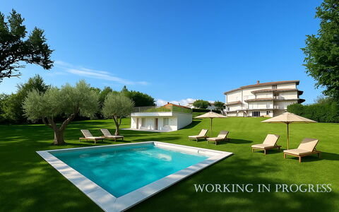 Villa al Glicine Proprietà: Schwimmbad, Garten, Grundstueck, Rasen, Schatten, Resort, Estate, Landscaping, Garten, Gartenmöbel
