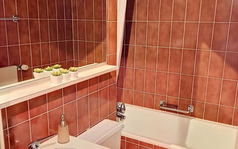 Center Communal D1: Badezimmer, Bad Sink, Armatur, Sinken, Flooring, Fussboden, Interior Design, Zapfhahn, Fliese, Installation