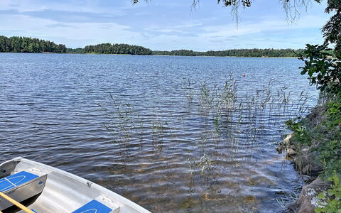 Hults-Kulla: Blau, Wasser, Wasservorräte, Gewässer, Wasserweg, Boot, Watercraft, Wasserlauf, See, Bank