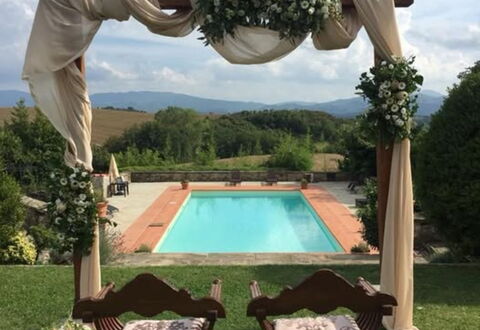 Villa Medicea Lo Sprocco: Veranstaltung, Blumentopf, Garten, Zeremonie, Hinterhof, Schatten, Garten, Zimmerpflanze