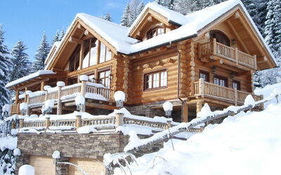 Einzigartiges Designer Log House Chalet Caprea