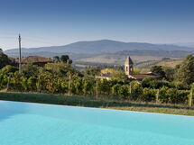 Podere Sangiovese, Pool and View in Chianti
