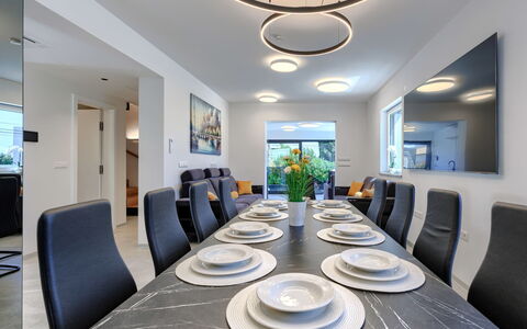 Ventus: Interior Design, Decke, Beleuchtung, Möbel, Küche & Esszimmer Tisch, Light Fixture, Esszimmer, Glas, Stuhl