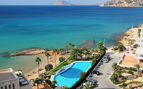 Sotavento: Küste, Schwimmbad, Eigentum, Küsten Und Ozeanische Forms, Resort, Meer, Urlaub, Azurblau, Bucht, Ferienort