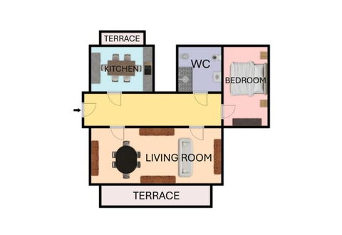 Mestrina Apartment: Wohnzimmer