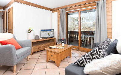 In Chamonix mit Geräumigem Balkon und Weitem Blick