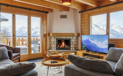 Nendaz 286: Möbel, Holz, Interior Design, Decke, Zimmer, Flooring, Zuhause, Wohnzimmer, Fussboden, Wohnung