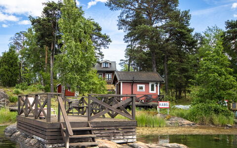 Skärgårdsdröm På Ön: Baum, Haus, Wasserweg, Hütte, Bank, Ländliches Gebiet, Zuhause, See
