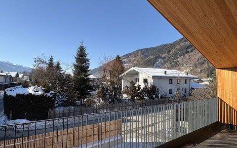 Glacier Loft Kitzsteinhorn 1: Holz, Winter, Planke, Balkon, Bergdorf, Glazialmorphologie, Einfrieren, Abstellgleis, Schnee, Alpen