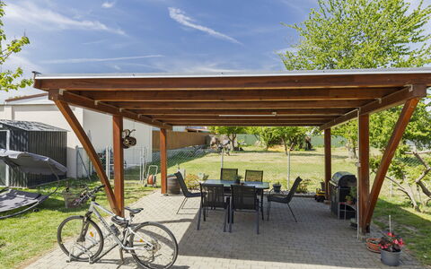 Balatonbereny 101: Holz, Schatten, Garten, Outdoor Struktur, Holzbeize, Hartholz, Gartenmöbel, Hinterhof, Terrasse, Garten