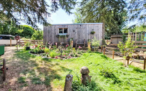Tiny House Cottage Herbert: Strauch, Garten, Grundstueck, Hütte, Ländliches Gebiet, Ground, Hinterhof, Gartenbauten, Schuppen