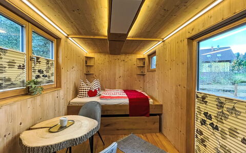 Tiny House Cottage Herbert: Holz, Flooring, Interior Design, Fussboden, Decke, Holzbeize, Hartholz, Holz, Planke, Lack