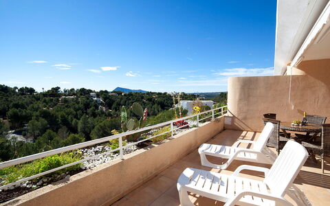 Altea 649: Eigentum, Grundeigentum, Himmel, Die Architektur, Gebäude, Wohnung, Haus, Zimmer, Urlaub, Balkon