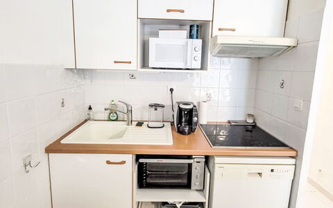 Palmier: Countertop, Küche, Küchengerät, Cabinetry, Sinken, Armatur, Major Appliance, Spüle, Interior Design, Zapfhahn