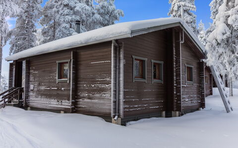 Kelokaltiokylä Mökki 58: Holz, Schnee, Hütte, Haus, Winter, Dach, Zuhause, Abstellgleis, Blockhaus, Einfrieren