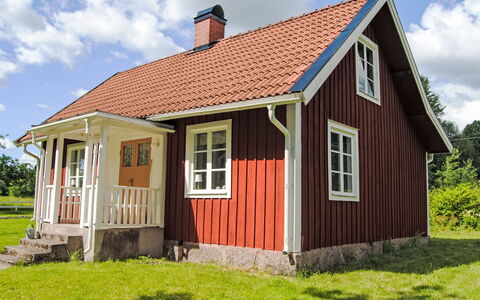 Torpet i Småland: Möbel, Schatten, Veranda, Stuhl, Gartenmöbel, Outdoor Struktur, Eco Hotel, Balkon, Pergola, Deck