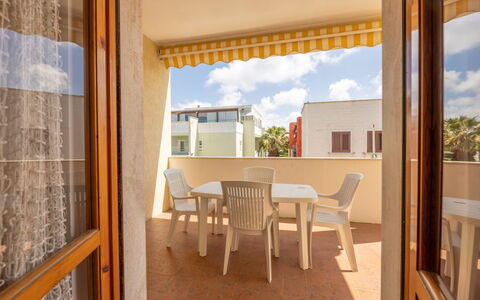 Appartamento Smeraldo, Gallipoli: Wohnung, Balkon, Holzbeize, Schatten, Hotel