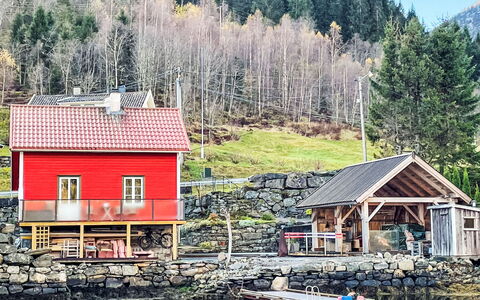 Ese Panorama: Hütte, Ländliches Gebiet, See, Hütte, Reservoir, Dorf, Blockhaus, Schuppen