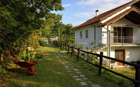 Apartment, Garden, Beigua Unesco Global Geopark: Haus, Hütte, Zuhause, Veranda, Ländliches Gebiet, Garten, Hinterhof, Bauernhaus, Garten, Rasen
